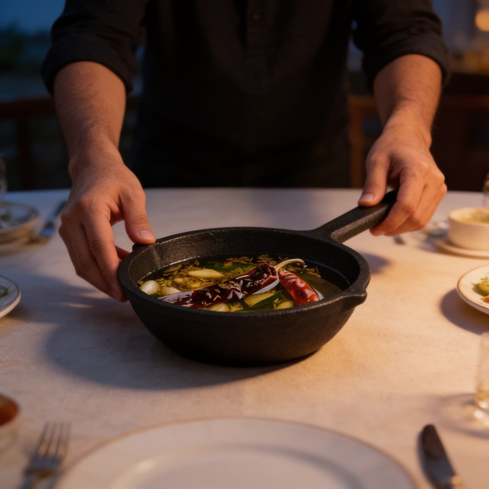 Cast Iron Tadka Pan, Pre-seasoned, Natural Nonstick alternate