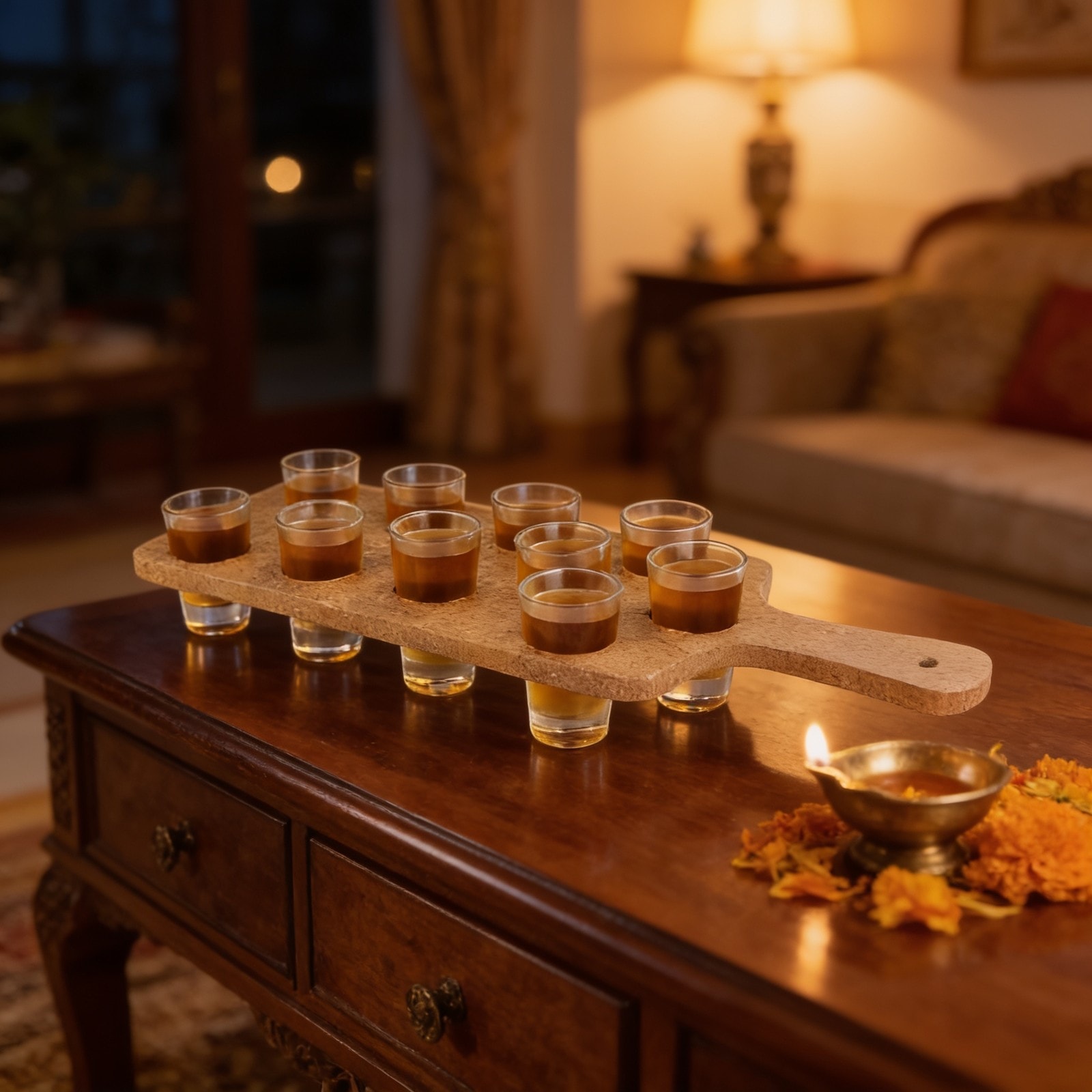 Shot Glasses Tray — corporate gift with your logo | ZYFTT