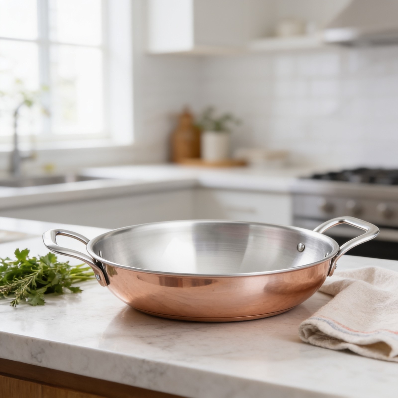 Tri-ply Stainless Steel Kadai 20cm — corporate gift with your logo | ZYFTT