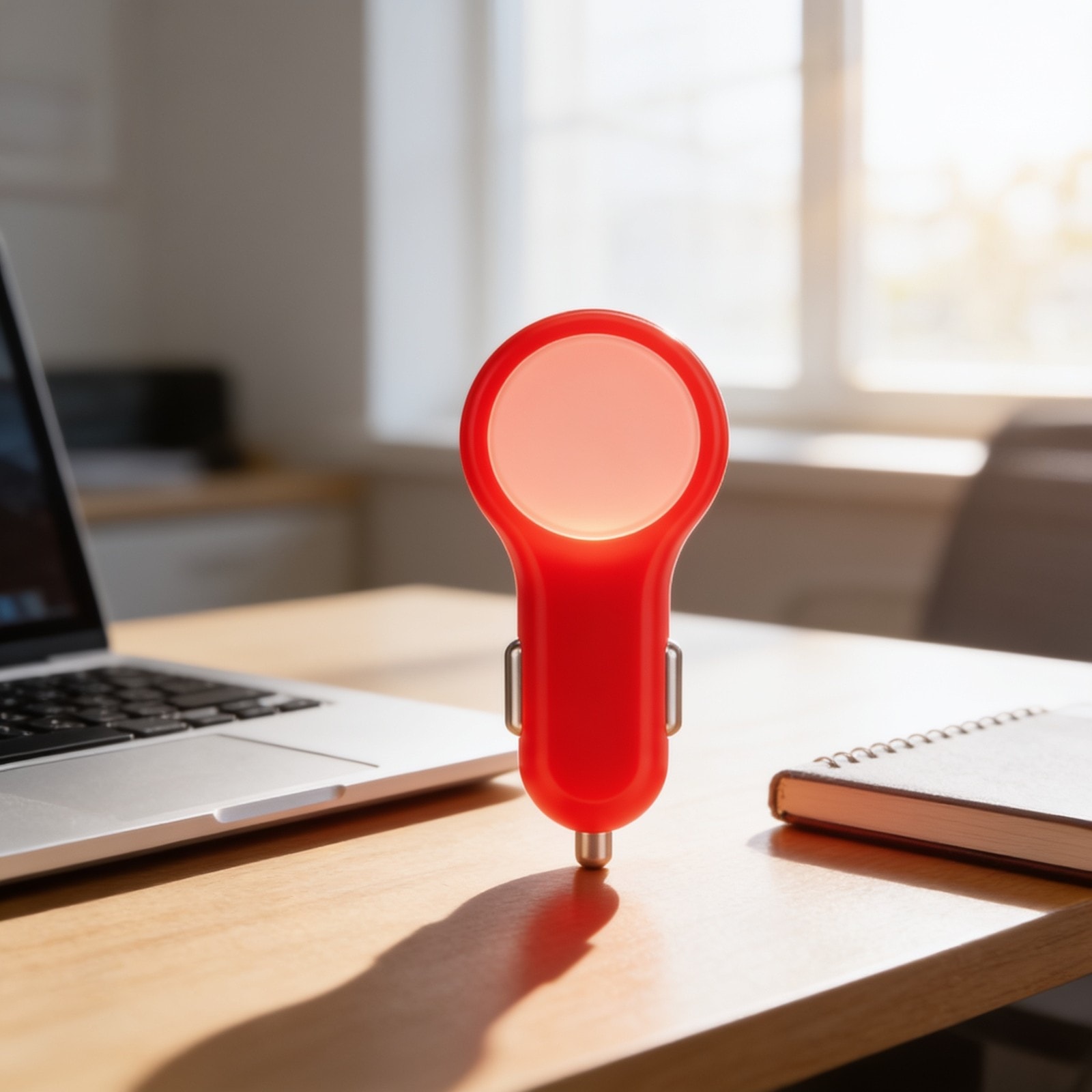 Glow in the dark dual car charger — corporate gift with your logo | ZYFTT