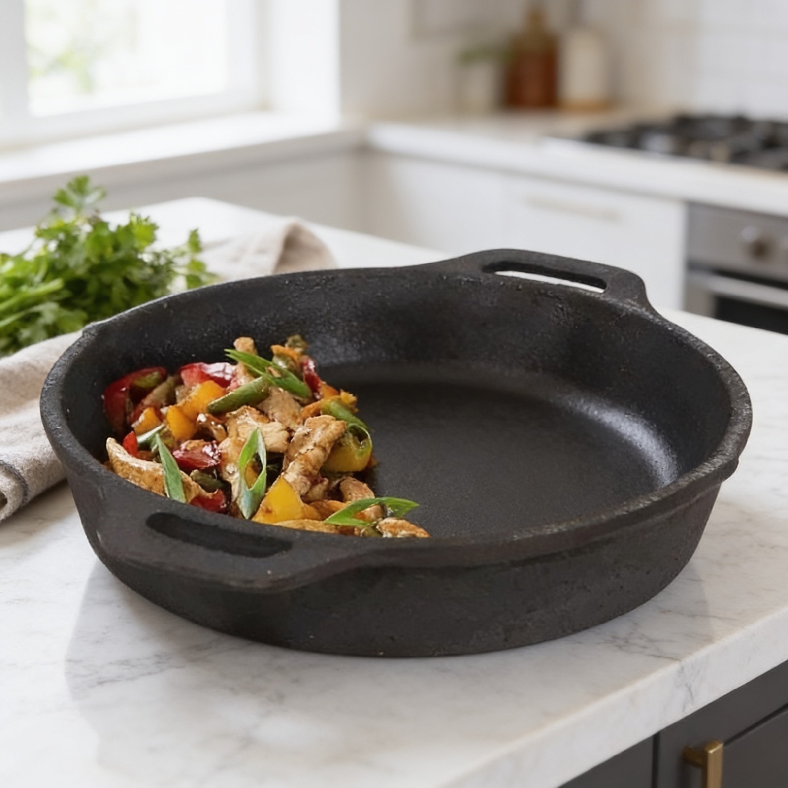 Pre-seasoned Cast Iron Skilled Fry Pan 25cm — corporate gift with your logo | ZYFTT