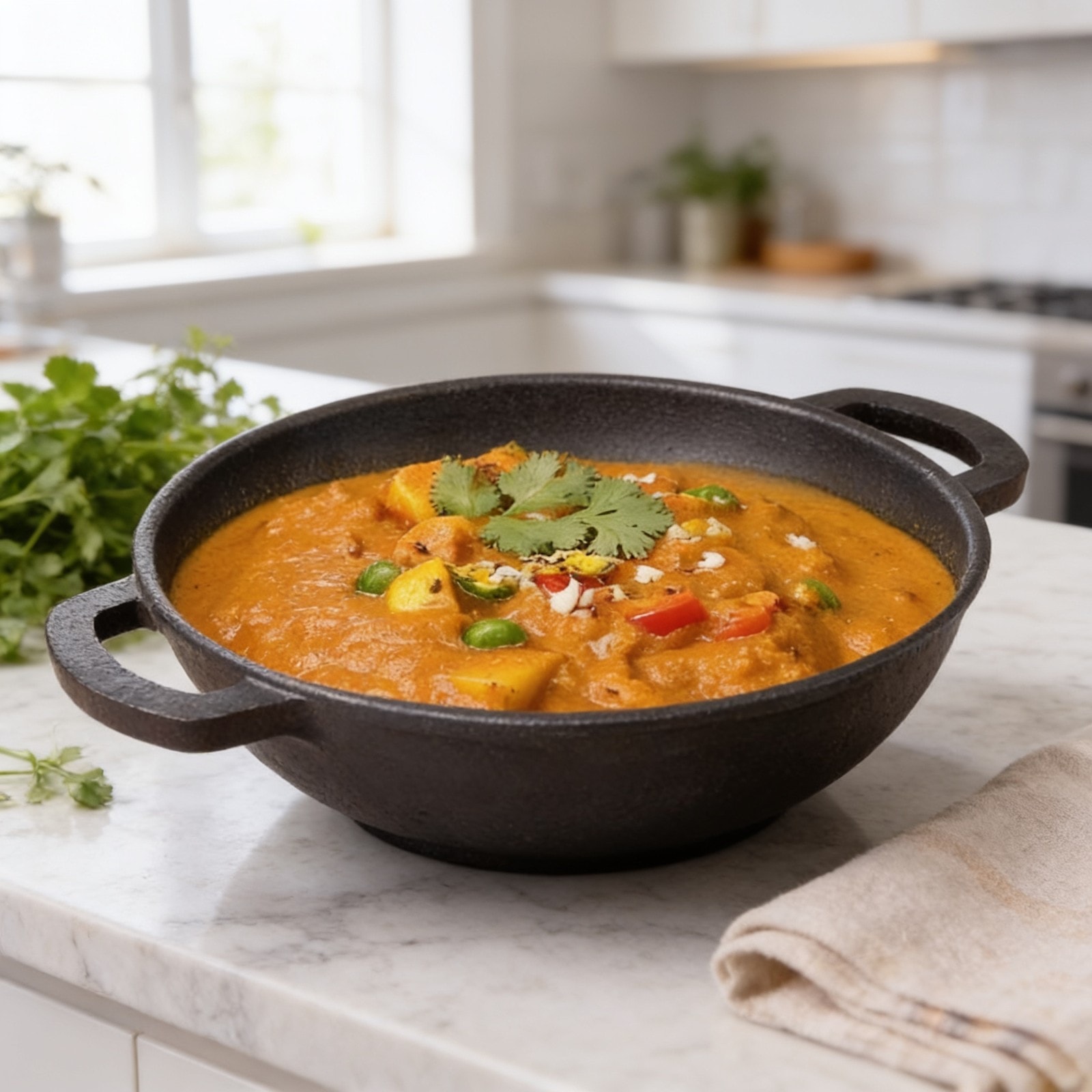 Cast Iron Deep Kadai 25cm — corporate gift with your logo | ZYFTT