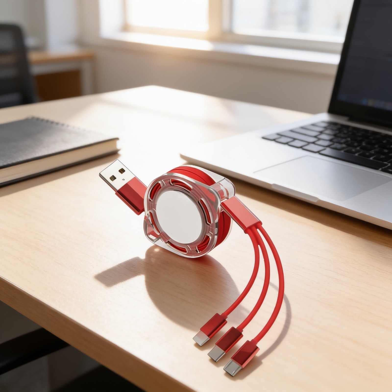 3 in 1 Charging Chord — corporate gift with your logo | ZYFTT