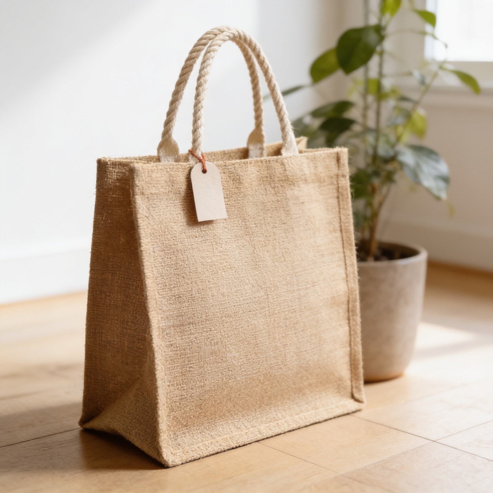 Jute Bags, For Shopping — corporate gift with your logo | ZYFTT