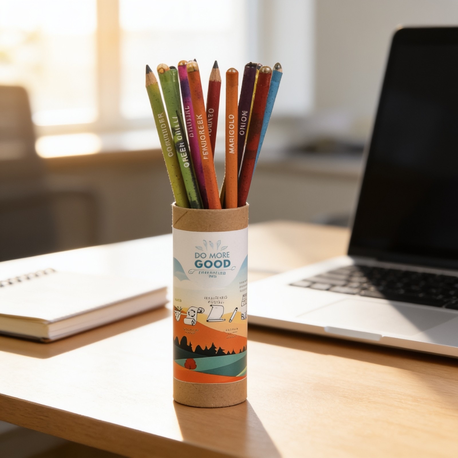 Plantable Seed Pencil (12pc Set) — corporate gift with your logo | ZYFTT