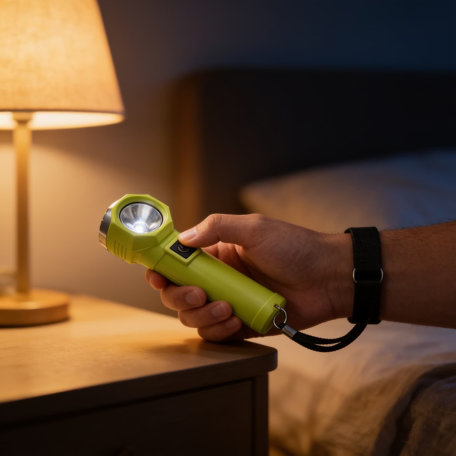 Atom Radium: Rechargeable torch with Glow in the Dark function alternate