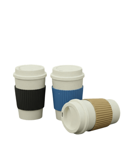 Eco Float Wheat Straw Mug With Stirrer — corporate gift with your logo | ZYFTT